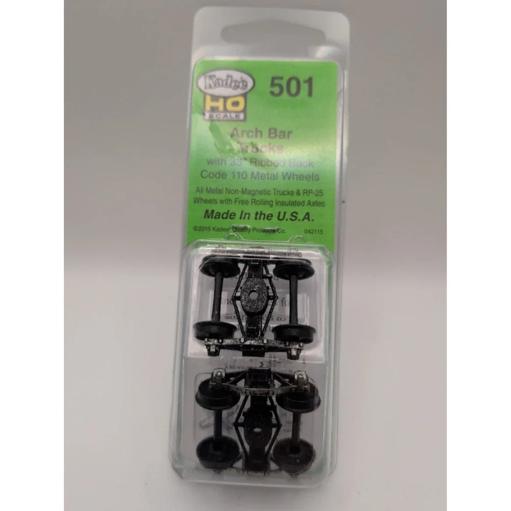 HO Scale Kadee #500 Bettendorf 50-ton Trucks with 33